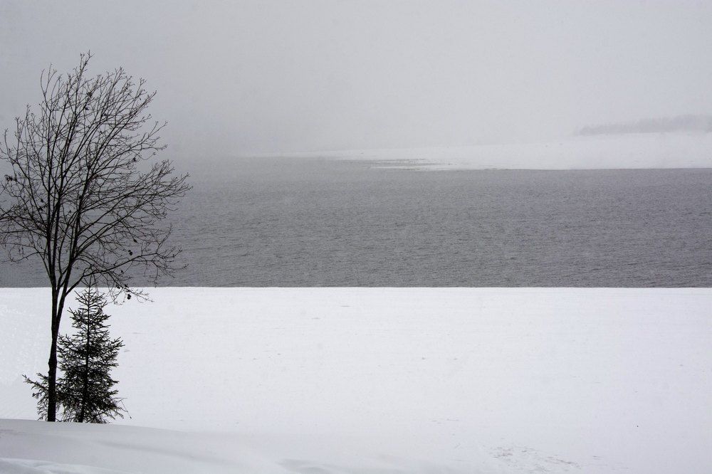 Пасмурный день.