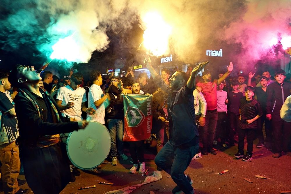 Amedspor fans' joy of championship