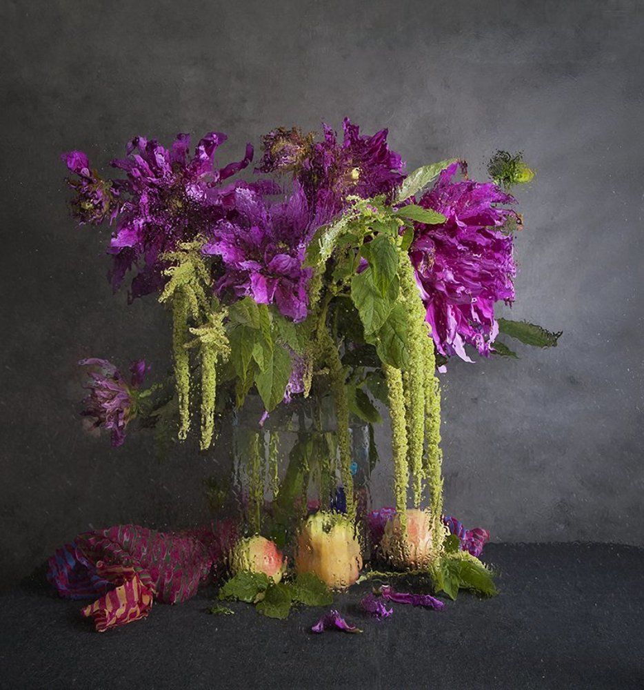 Георгины с осенним настроением...