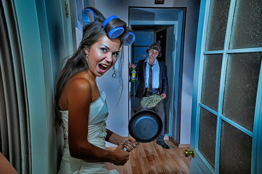 она такая романтичная... жизнь после свадьбы