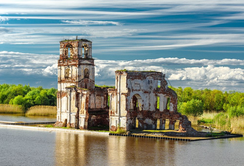 озеро Белое. Церковь Рождества Христова.