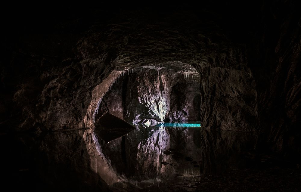 Ray illuminated the lake