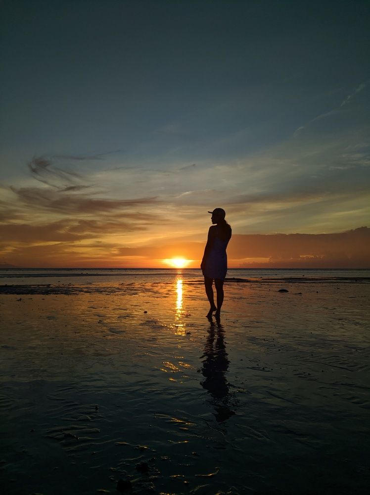 Sunset and silhouettes
