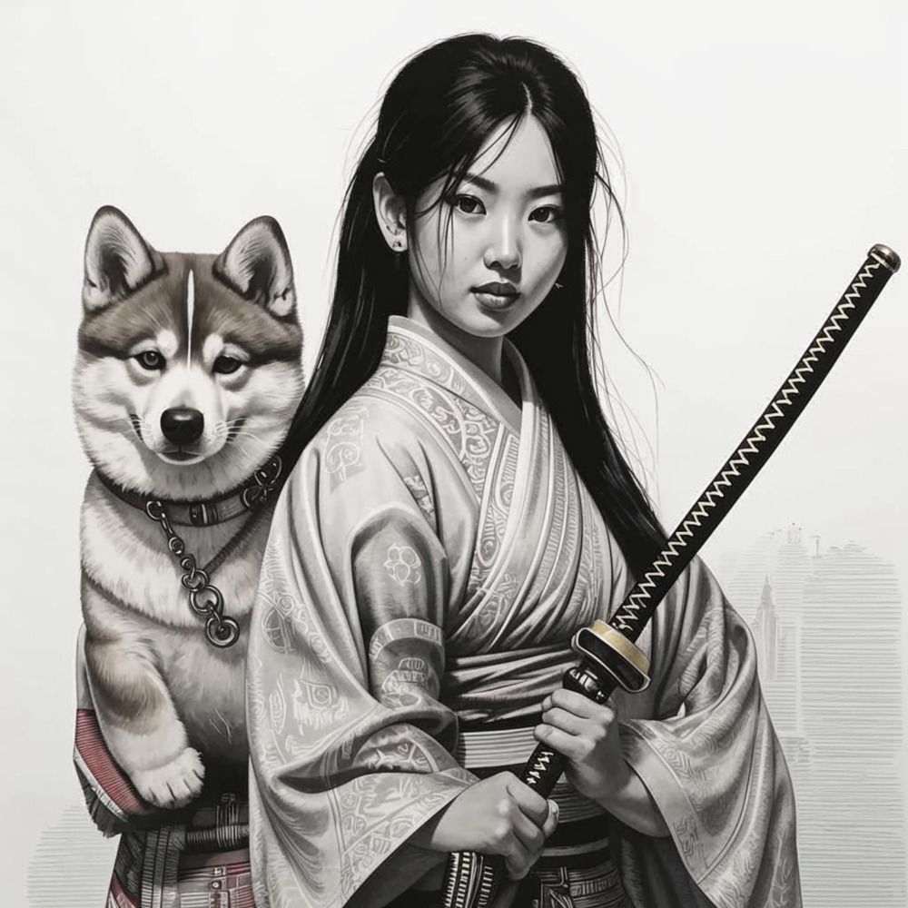 Девушка с катаной