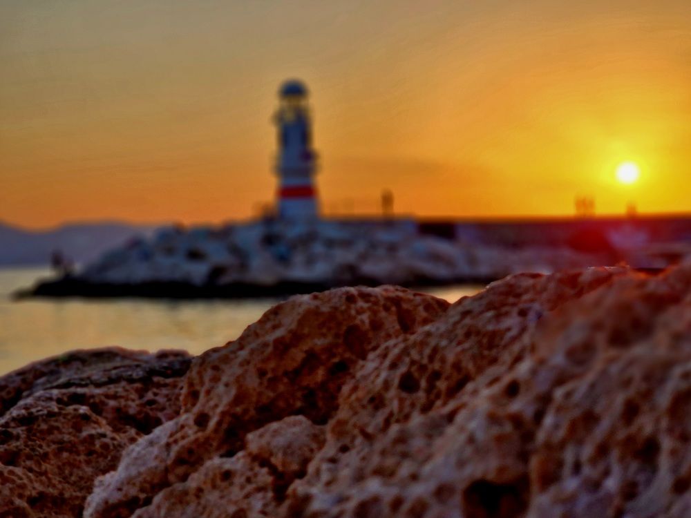 Закат в порту