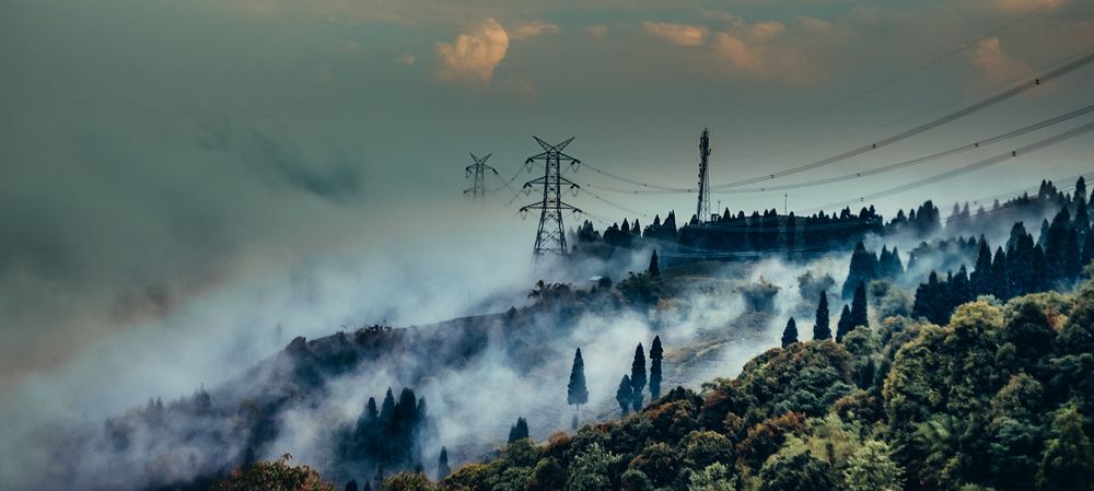 Mystical Mist Over the Hills