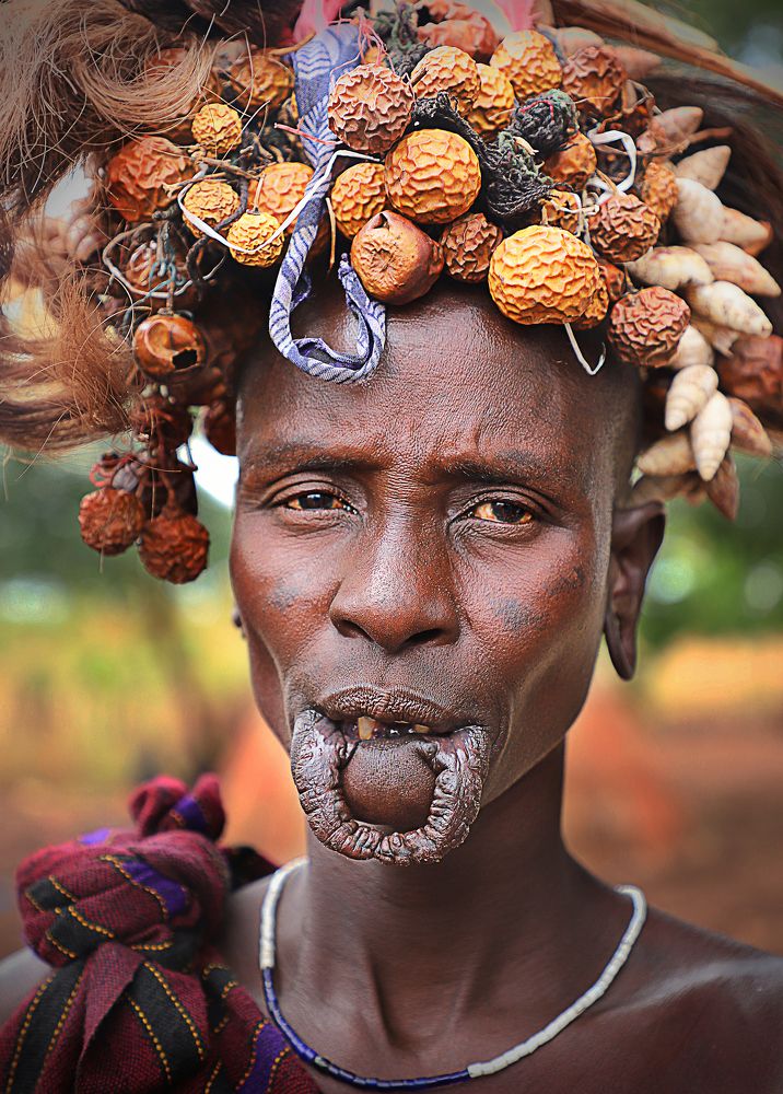 Mursi Women in Omo Valley Ethiopia