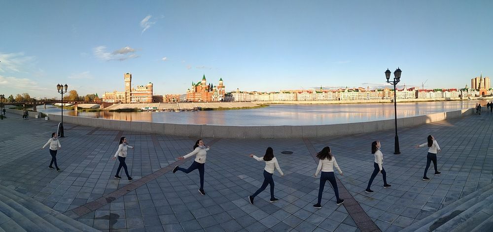 прогулка по набережной Йошкар -Олы