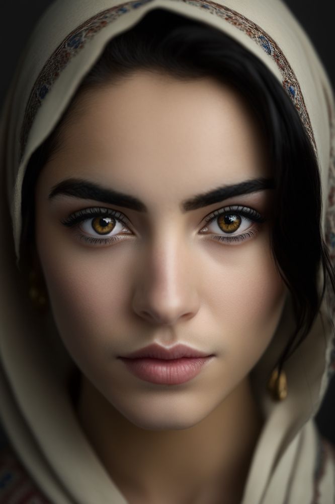 Портрет восточной девушки