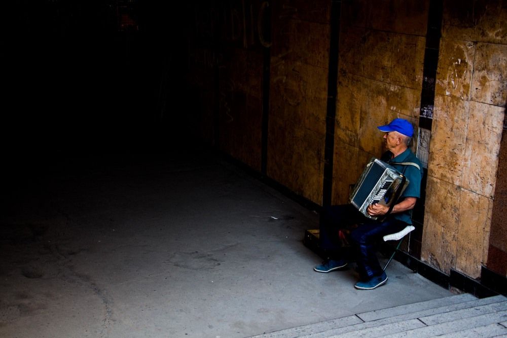 Underground musician