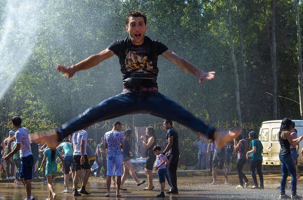 Парящий в воздухе