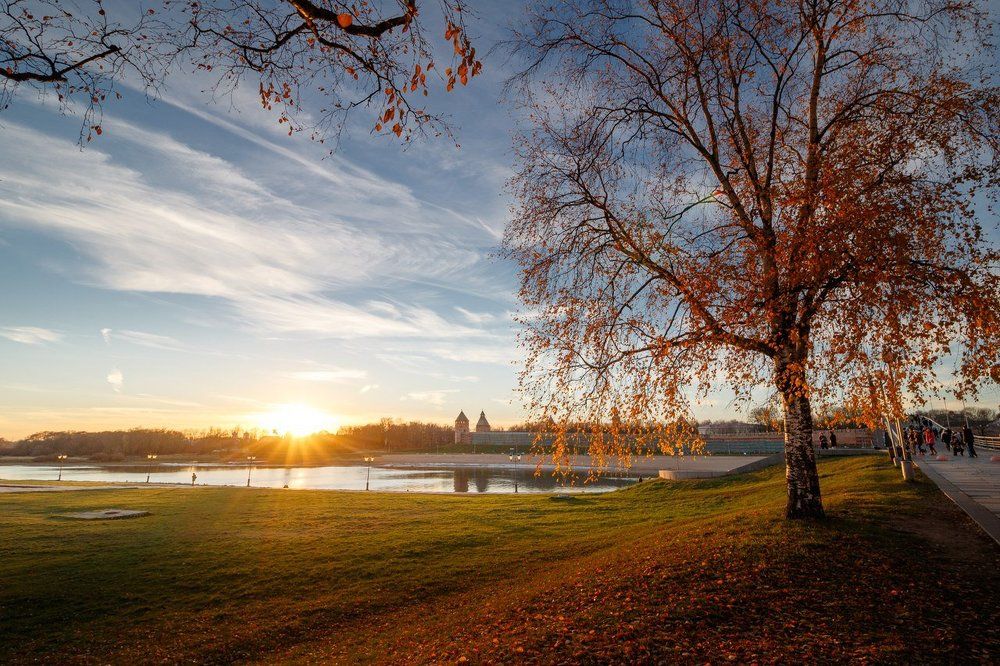 Закат над Новгородом