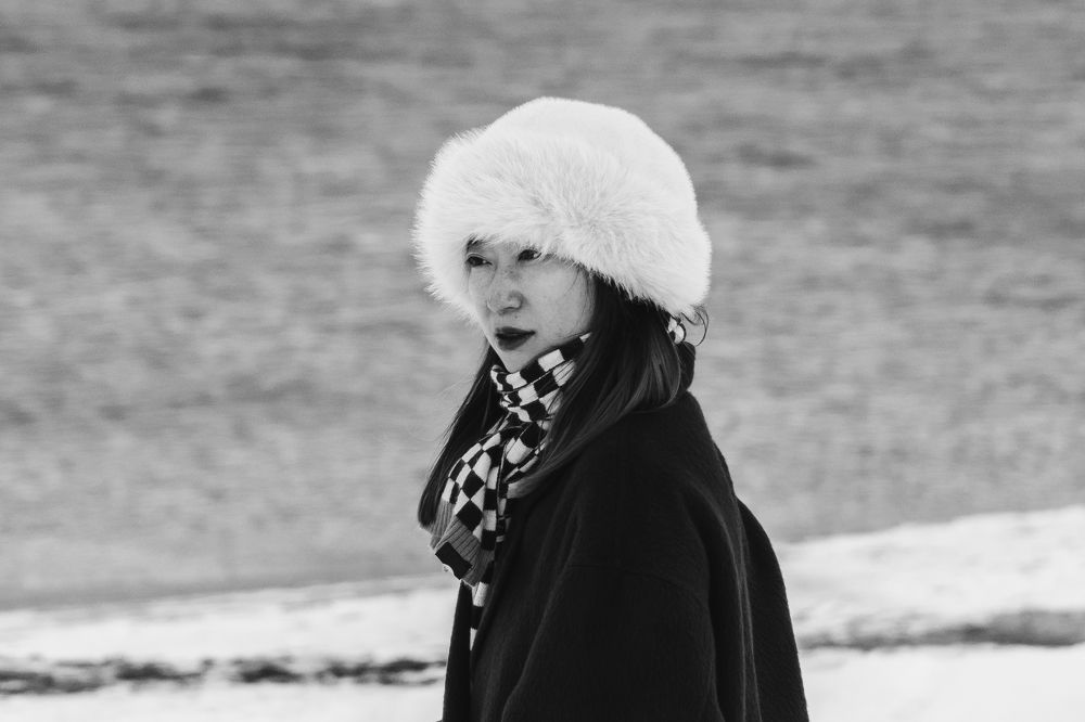 Незнакомка на берегу Баренцева Море