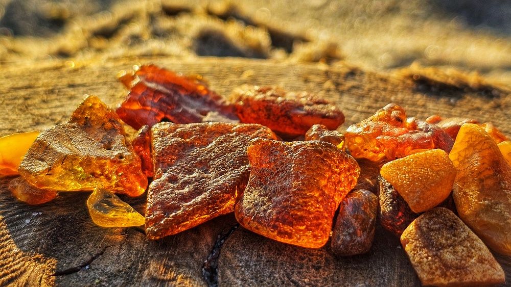 Солнечный камень на закате