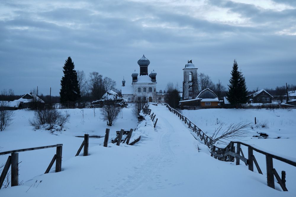 Ряжевый мост через реку Кена