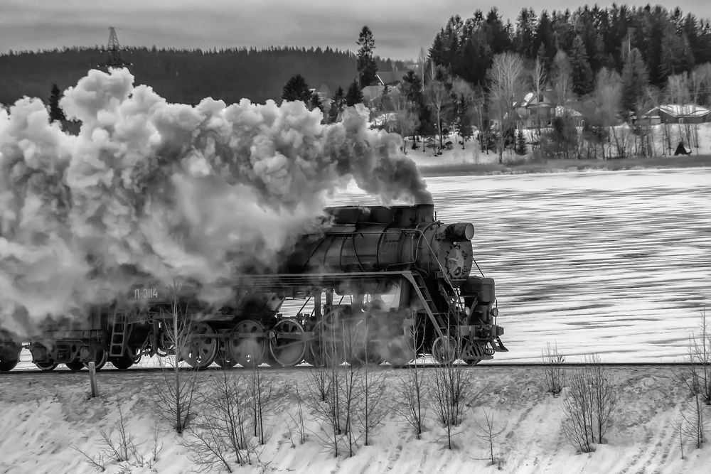 Ретро-поезд