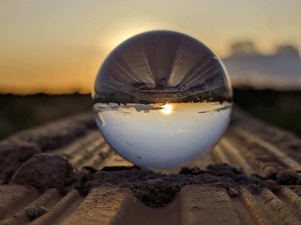 Creative sunset.