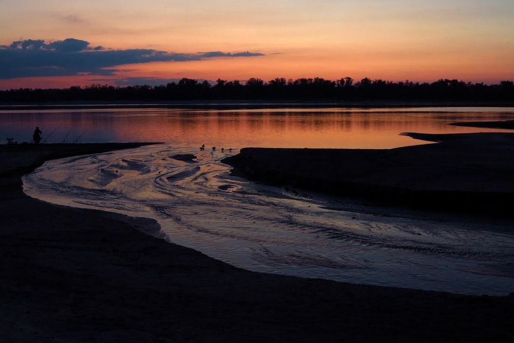 На вечерней зорьке