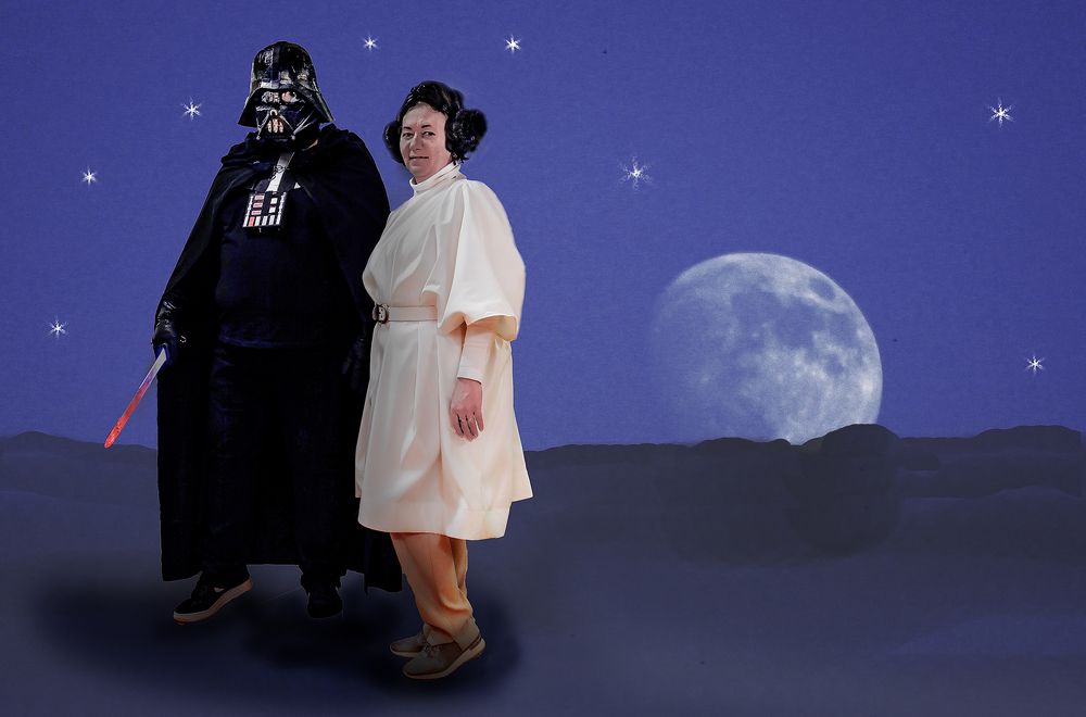 Darth Vader and the princess