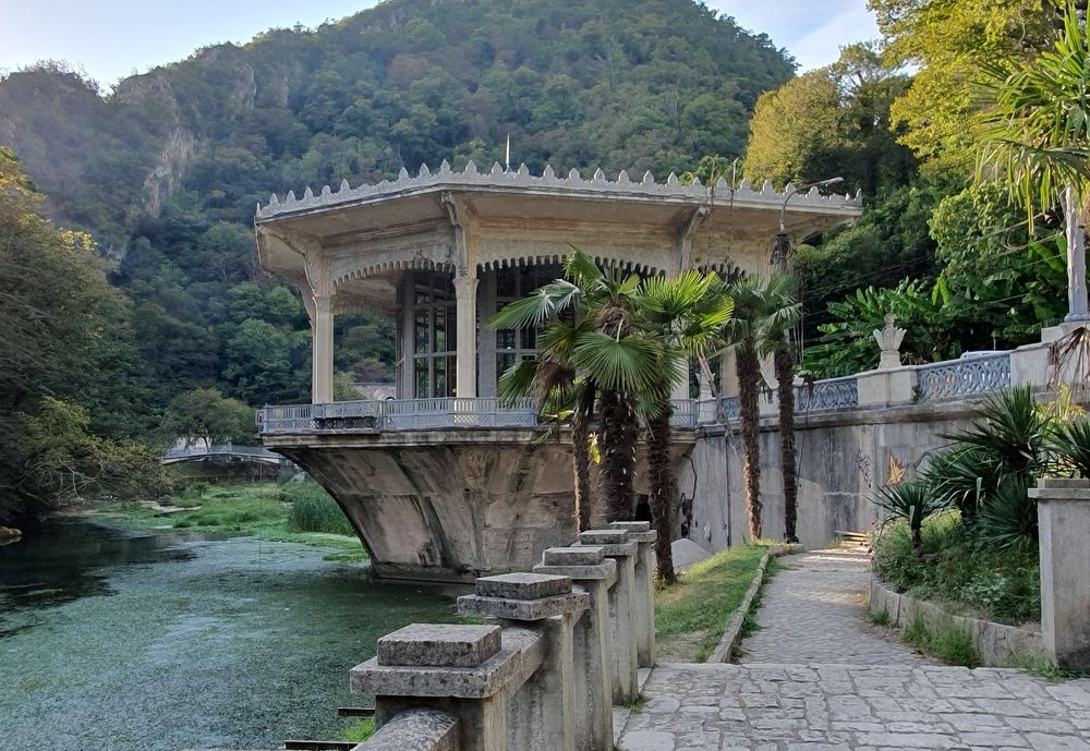 The abandoned railway station