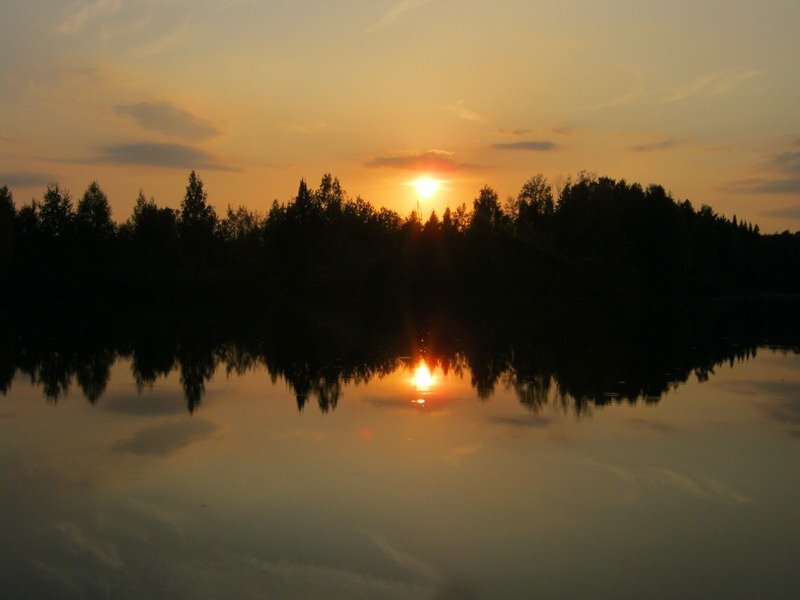 Закат у воды