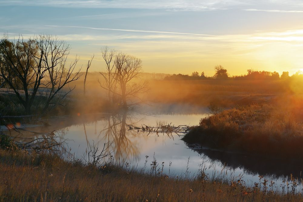 Осенний рассвет на р.Байгора