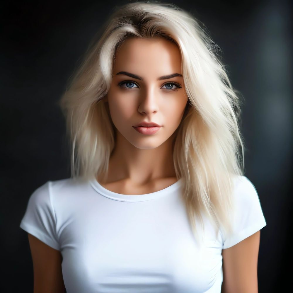 Портрет молодой блондинки