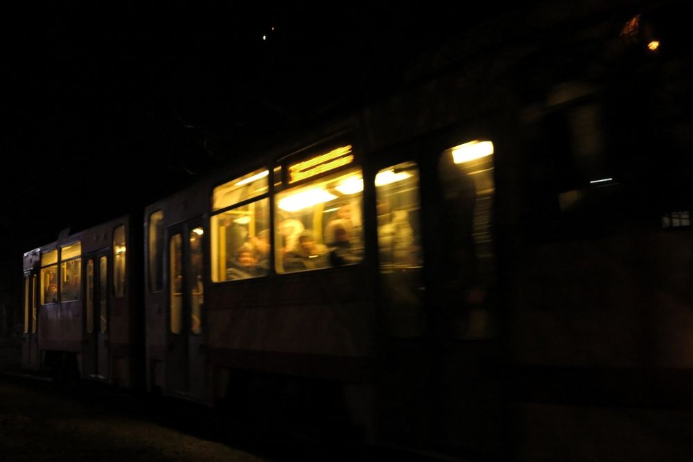 Вечерний трамвай / Evening tram
