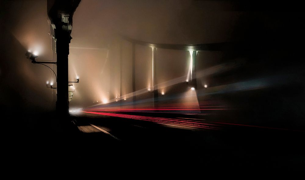 Ночная скорость сквозь туман