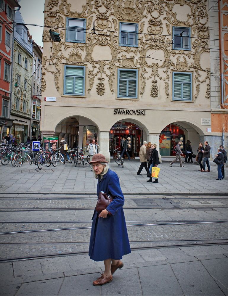 На улицах австрийского города, 2010.