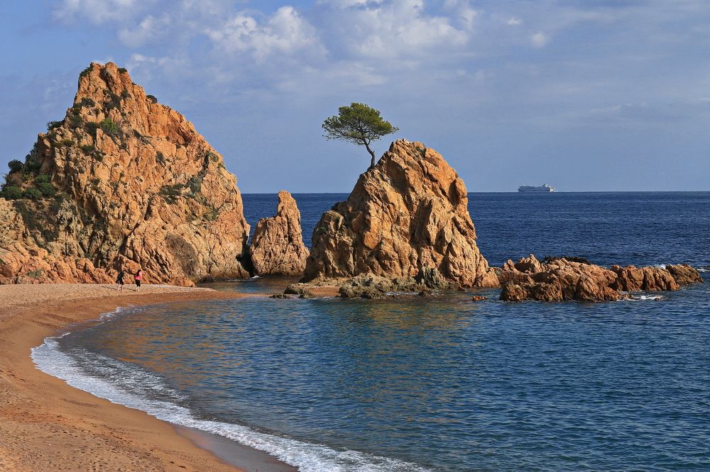 Испания, побережье Коста-Бравы. Октябрь.