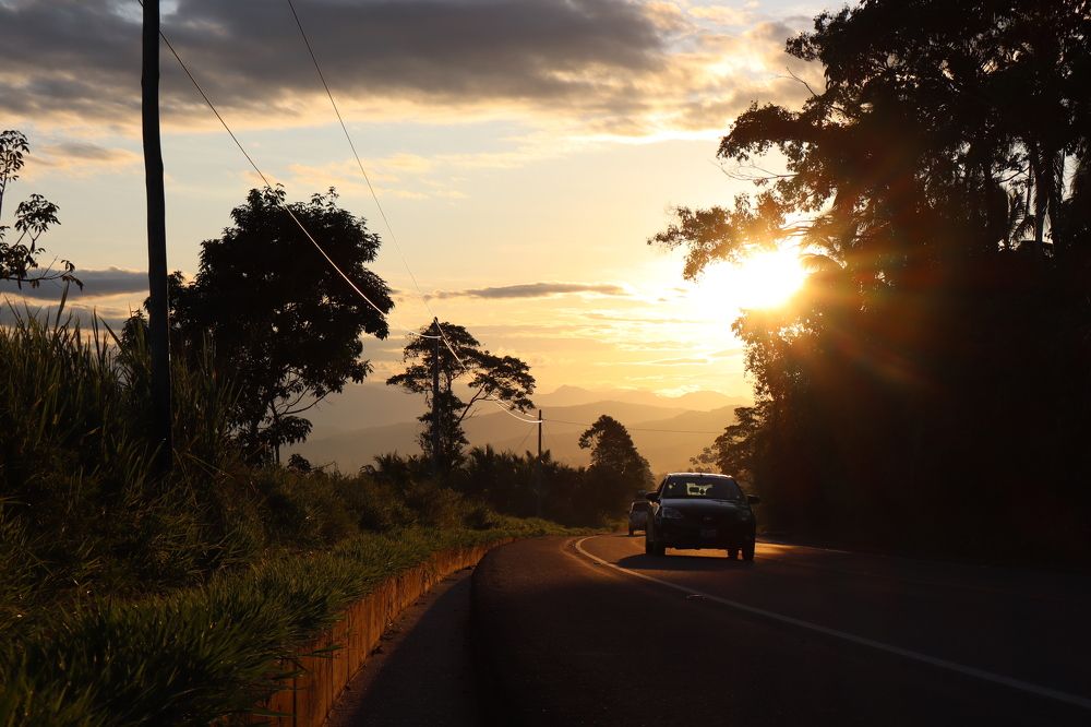 atrapando el atardecer