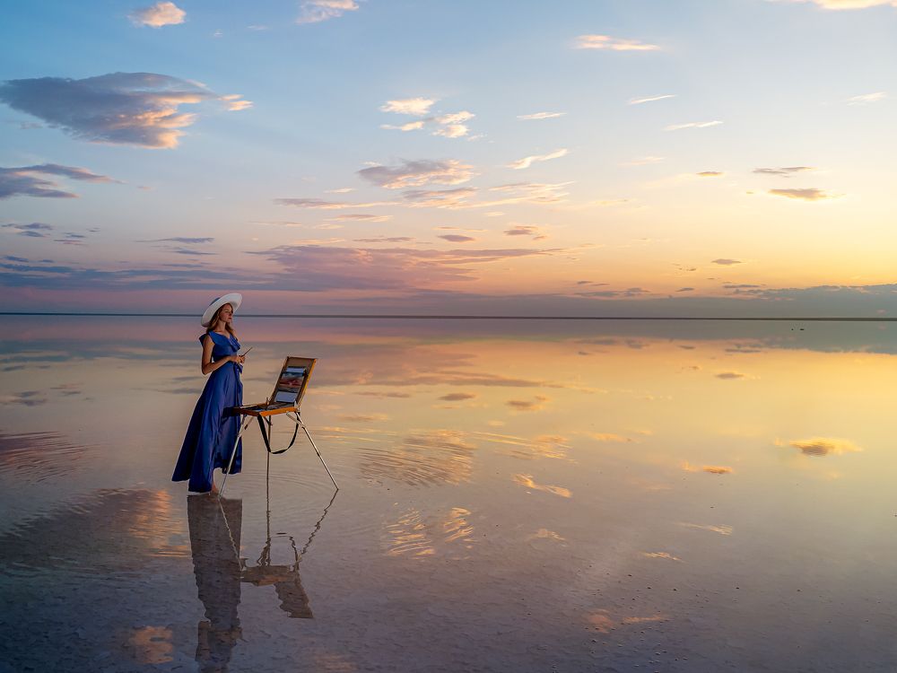 пленэры на озере Эльтон