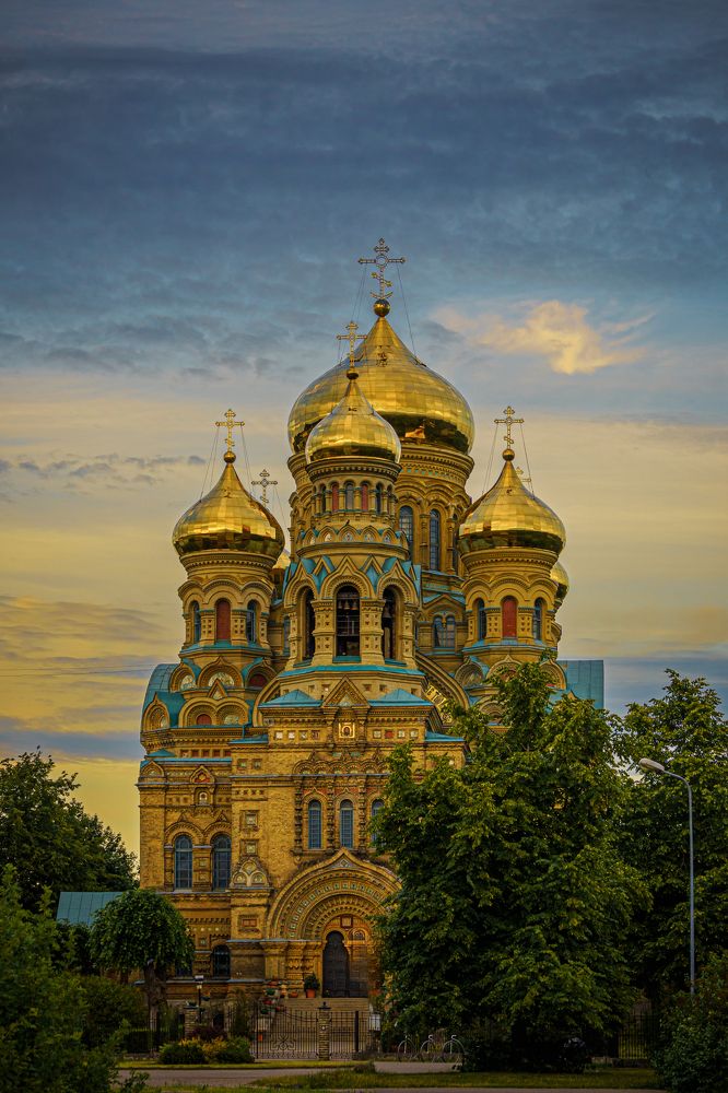 St. Nicholas Russian Orthodox Naval Cathedral,Liepaja, Latvia