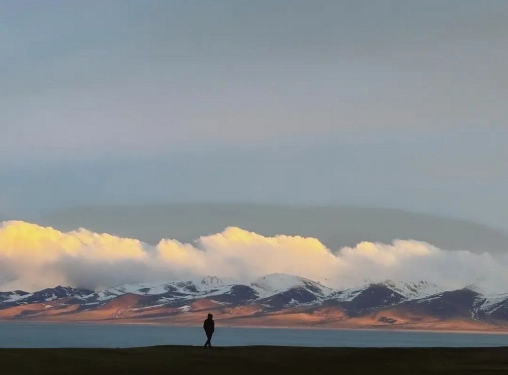 Sunset #noedit (Kyrgyzstan)