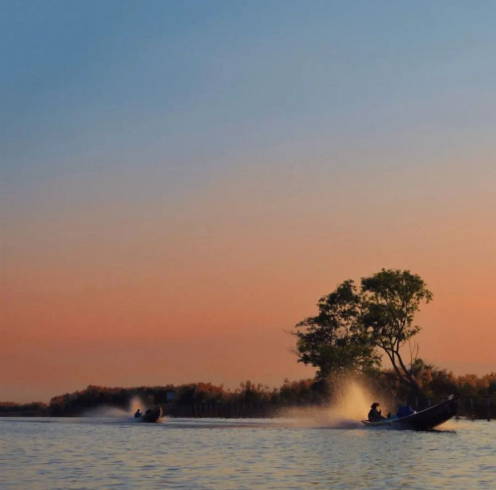 Lago Inle Sunset #noedit (Myanmar)