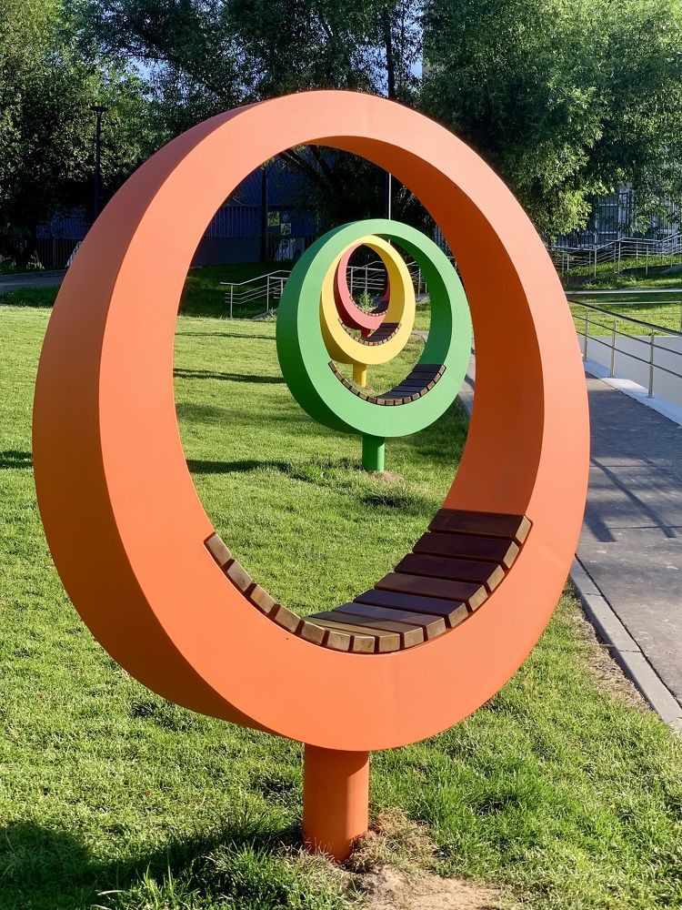 новые скамейки