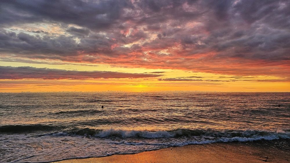 Янтарный закат