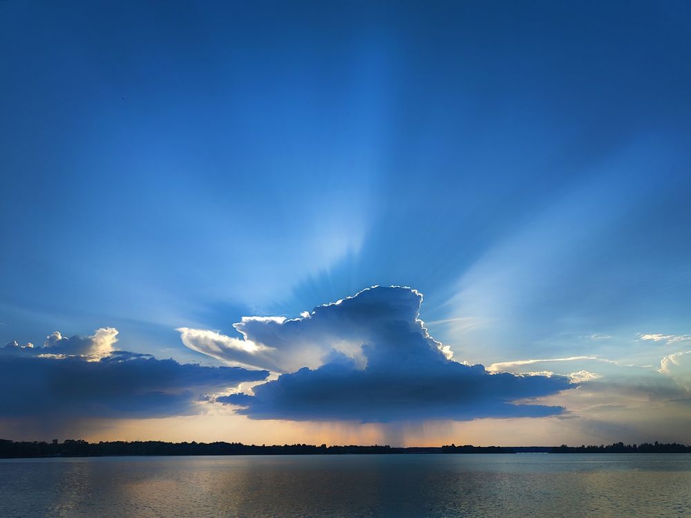 Прекрасный закат.