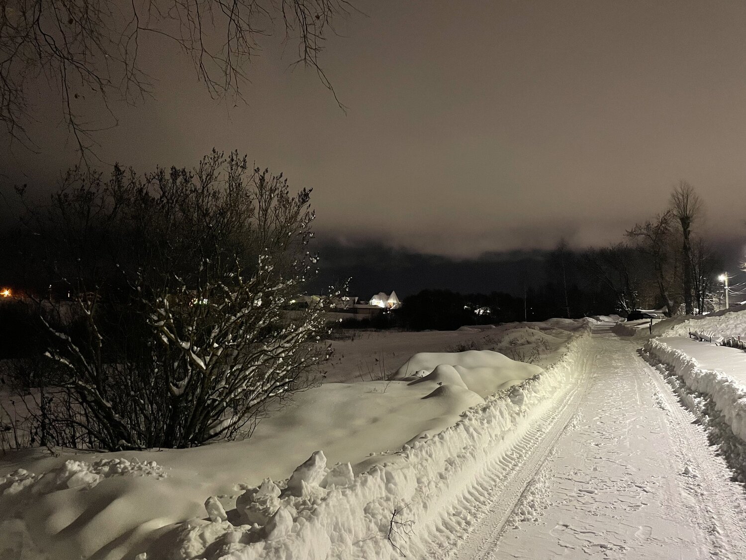 Зима за городом