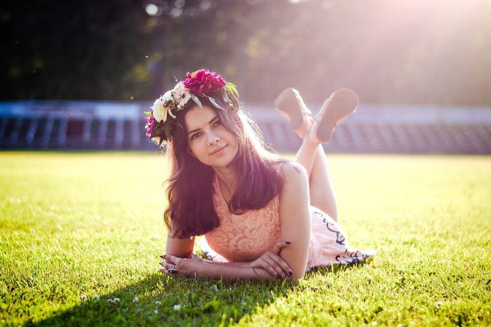 В лучах солнца