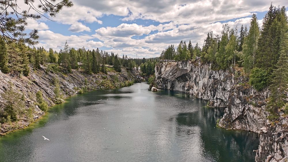 Карелия. Рускеала.