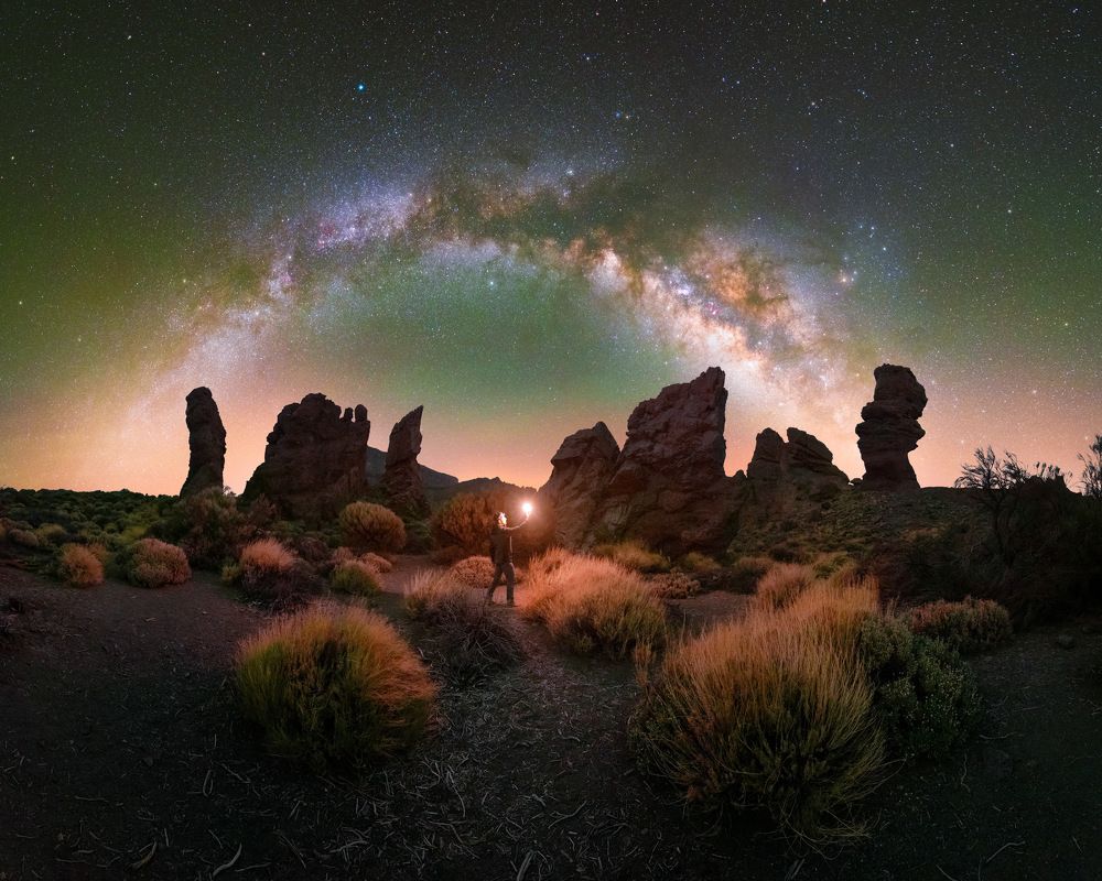 Lightning the way to the past