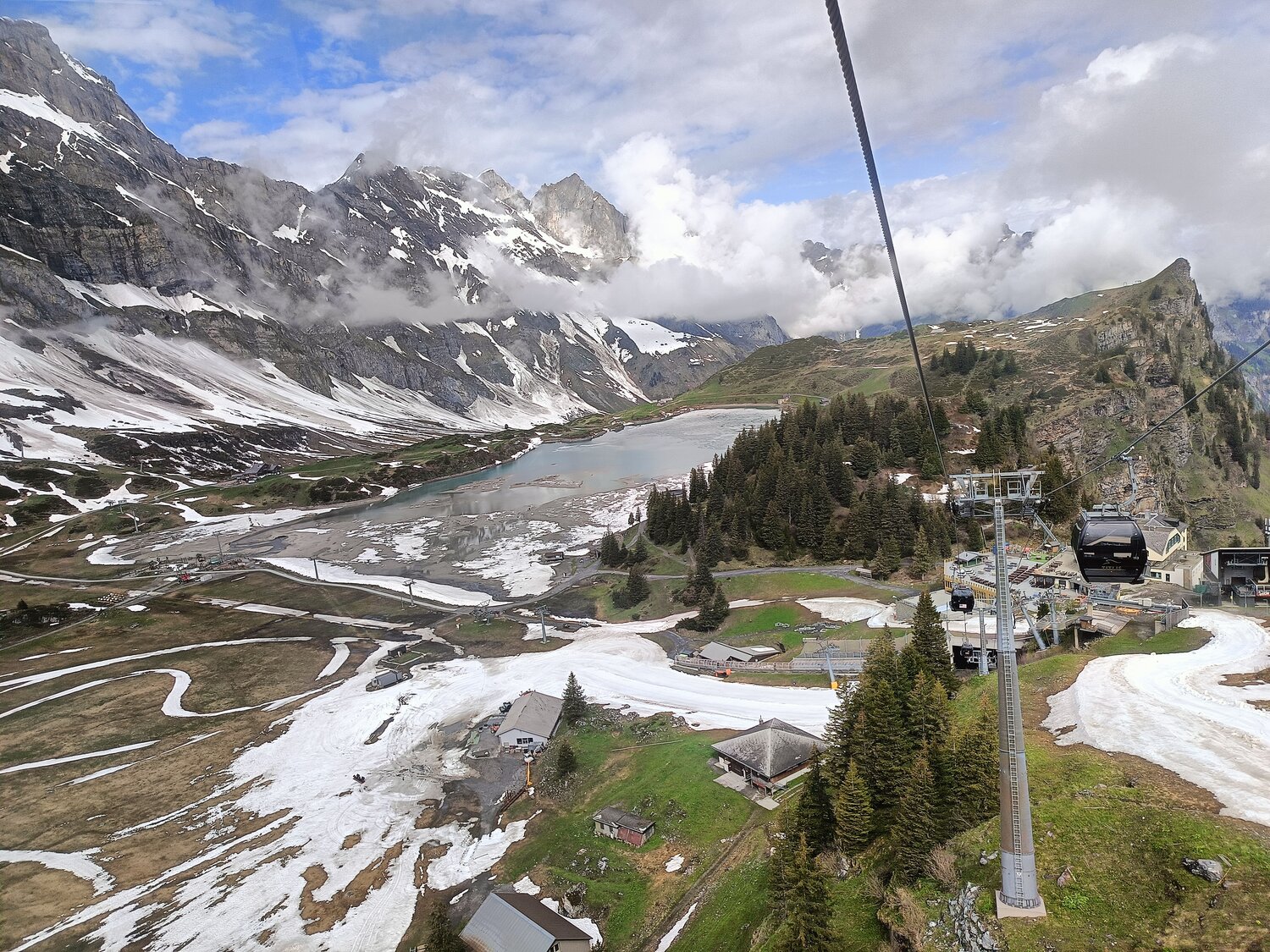 Mesmerizing Alps from Cable car
