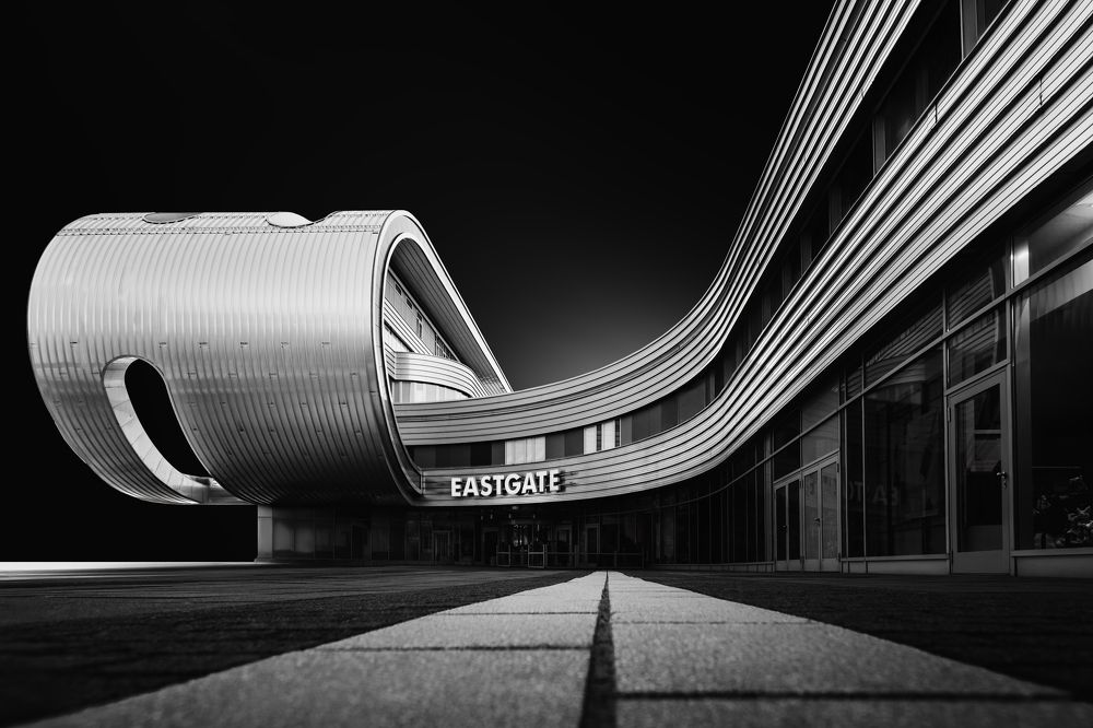 Curves of the Future – Eastgate in Monochrome