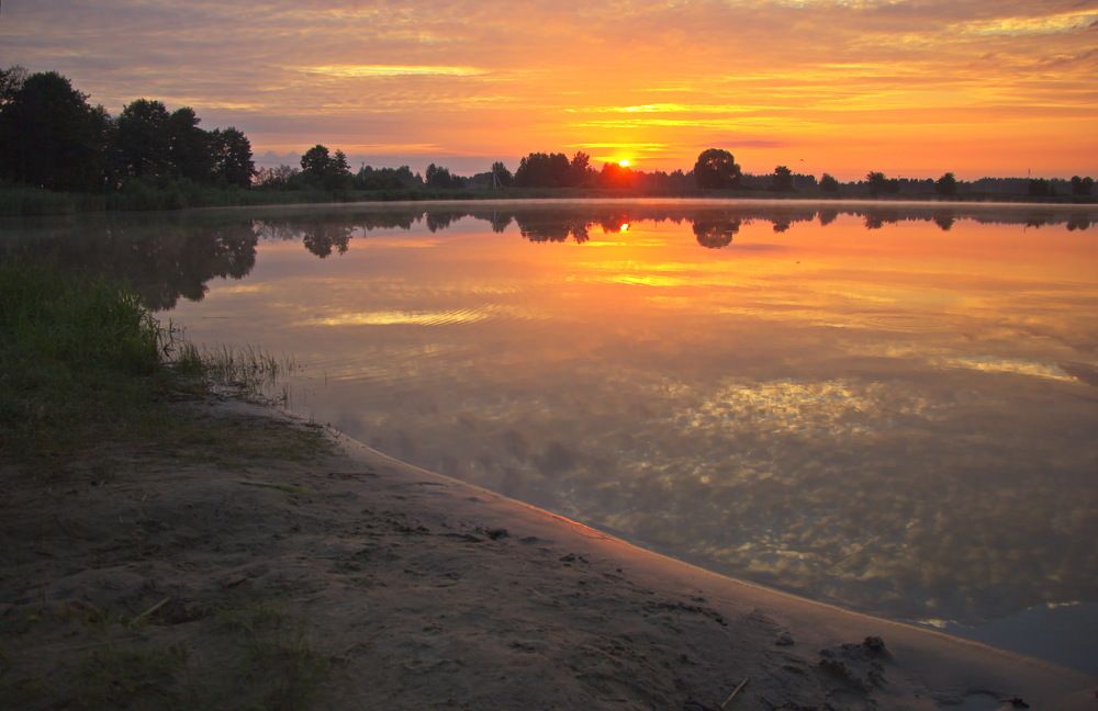 Восход солнца.