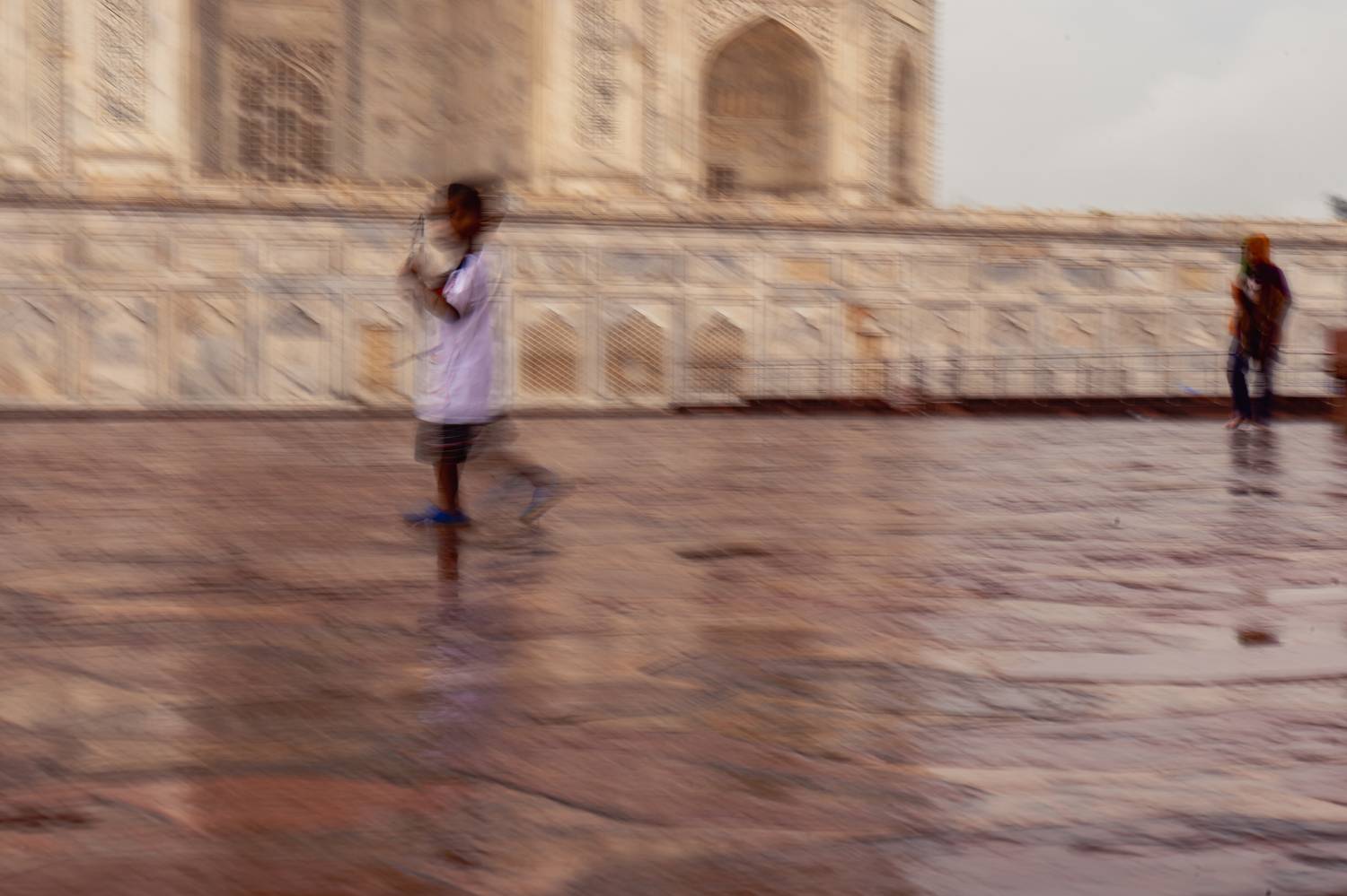 Playing At Taj Mahal