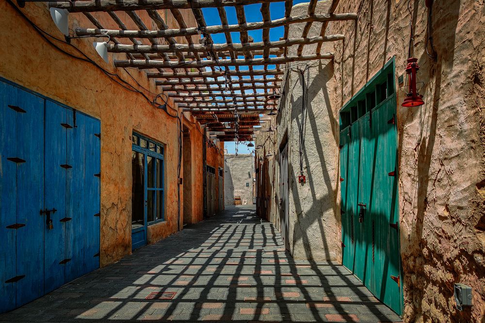 Empty Street in Old Dubai
