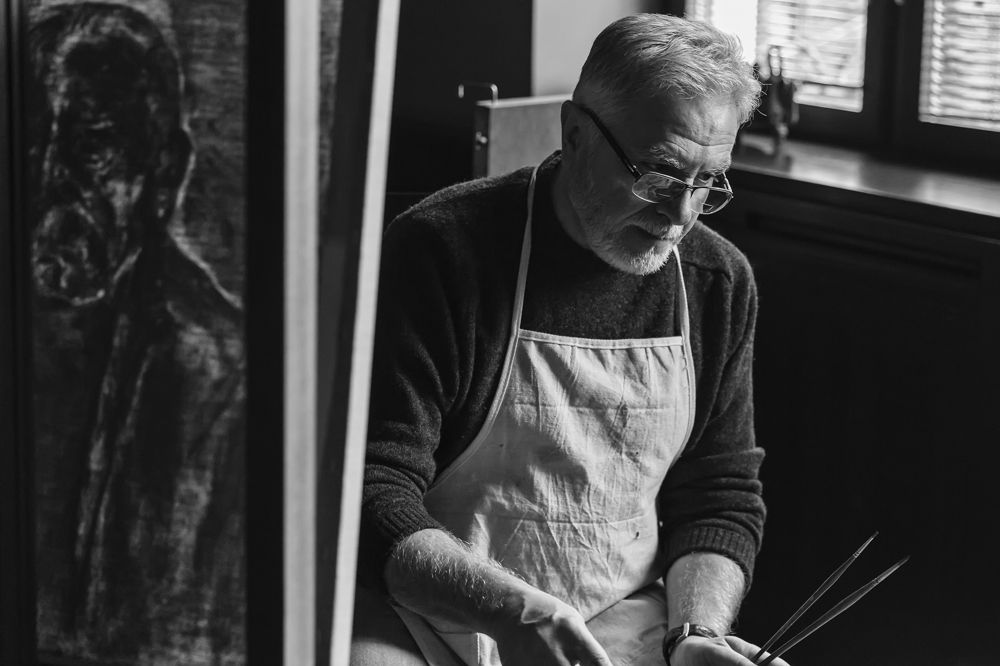 The Artist at Work...