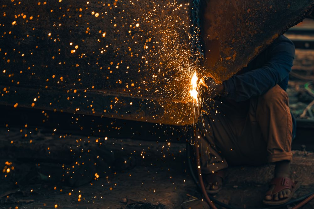 A Ship’s Fiery Farewell